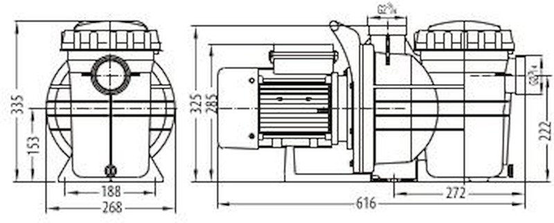 Aquaforte Inverter variabele zwembadpomp