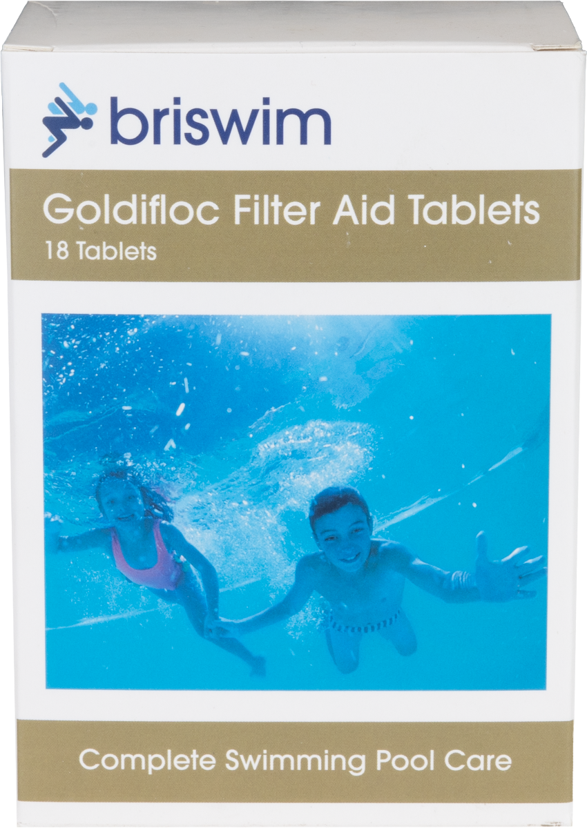 Briswim Goldifloc vlokmiddel - 18 tabletten
