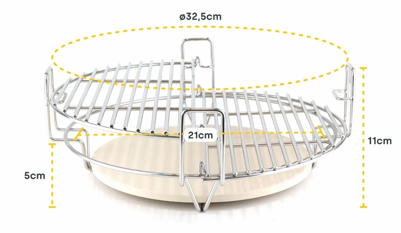 BASTE Multilevel cooking system S - 16 inch kamado