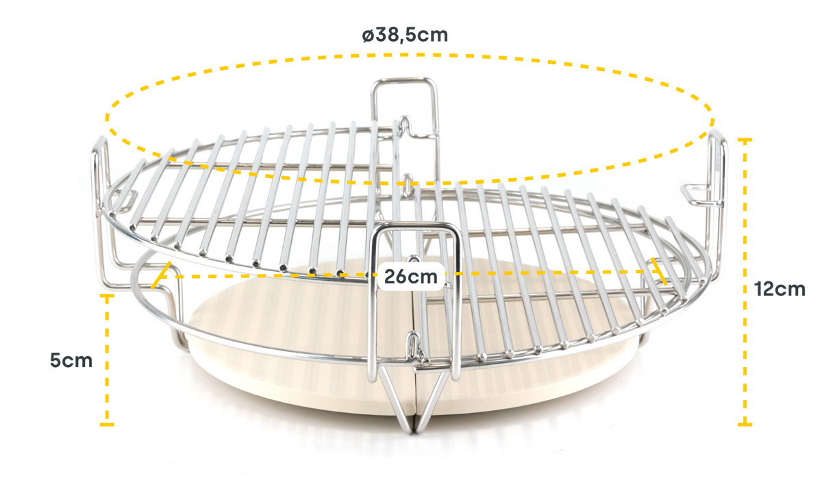 BASTE Multilevel cooking system M - 18 inch kamado
