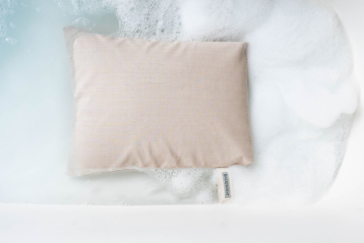 Badesofa zitkussen - Parelmoer