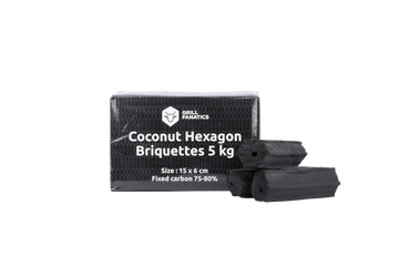 Grill Fanatics hexagon kokosbriketten - 5 kg