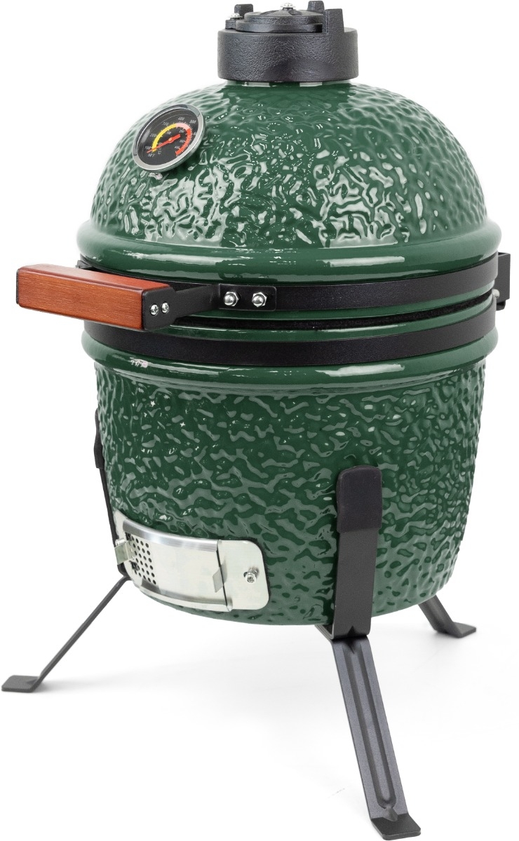 BASTE kamado barbecue 13 inch - Groen - met heat deflector