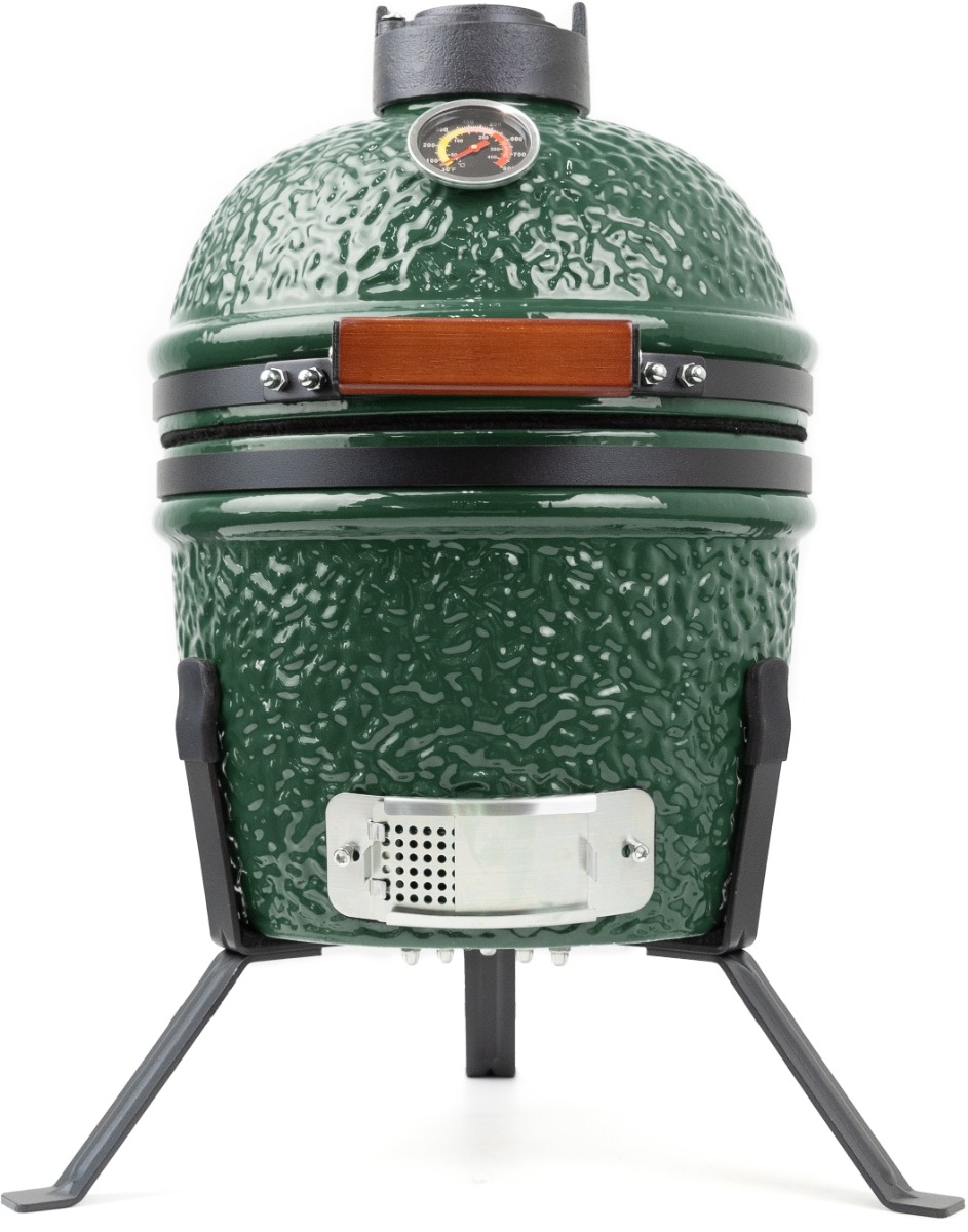 BASTE kamado barbecue 13 inch - Groen - met heat deflector