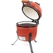 Kamado barbecue 13 inch - Rood - met heat deflector