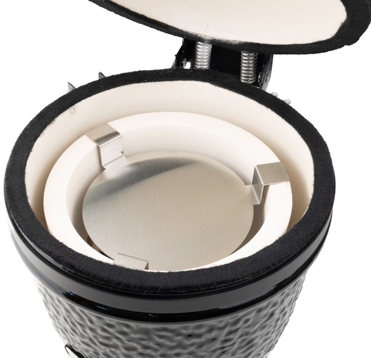 BASTE kamado barbecue 13 inch - Zwart - met heat deflector