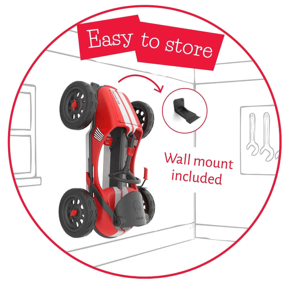 Chillafish Monzi skelter - Rood