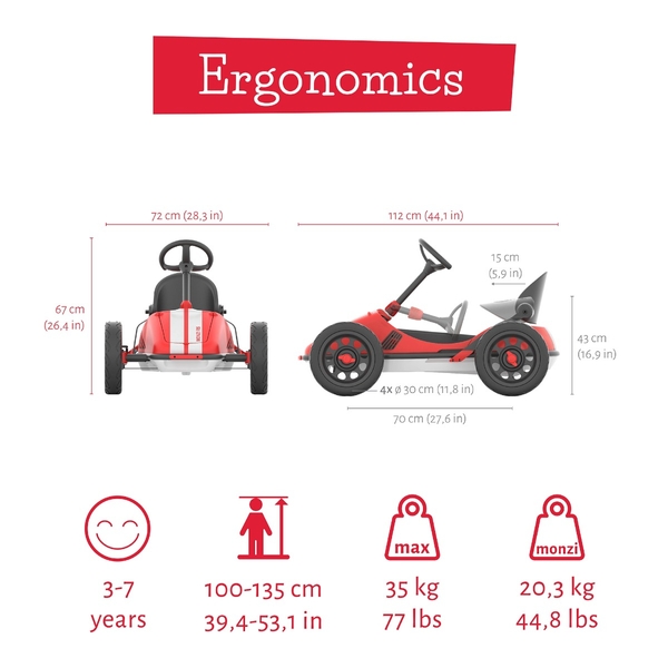 Chillafish Monzi skelter - Rood