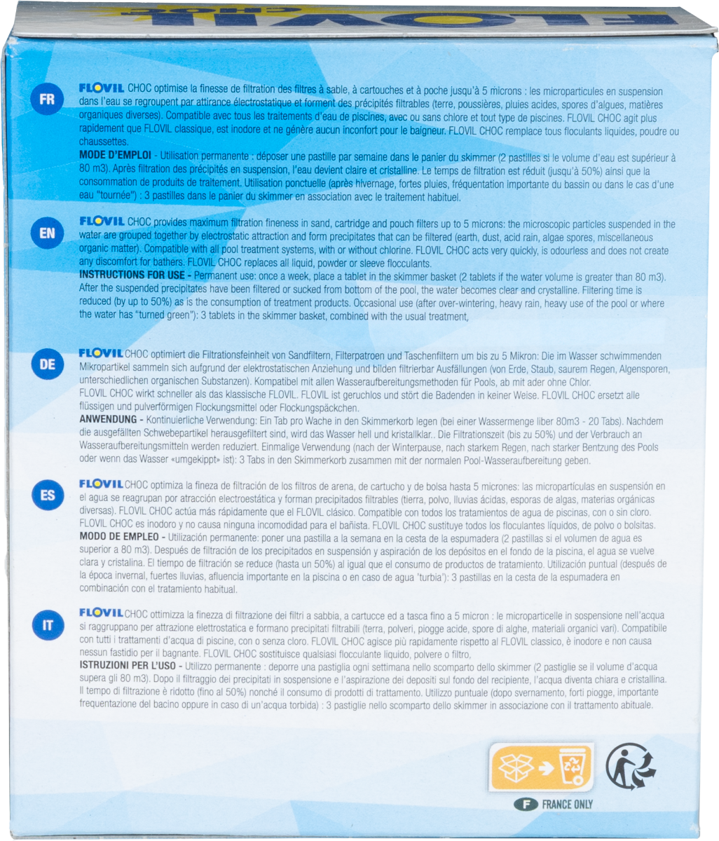 Flovil Choc vlokmiddel - 12 tabletten
