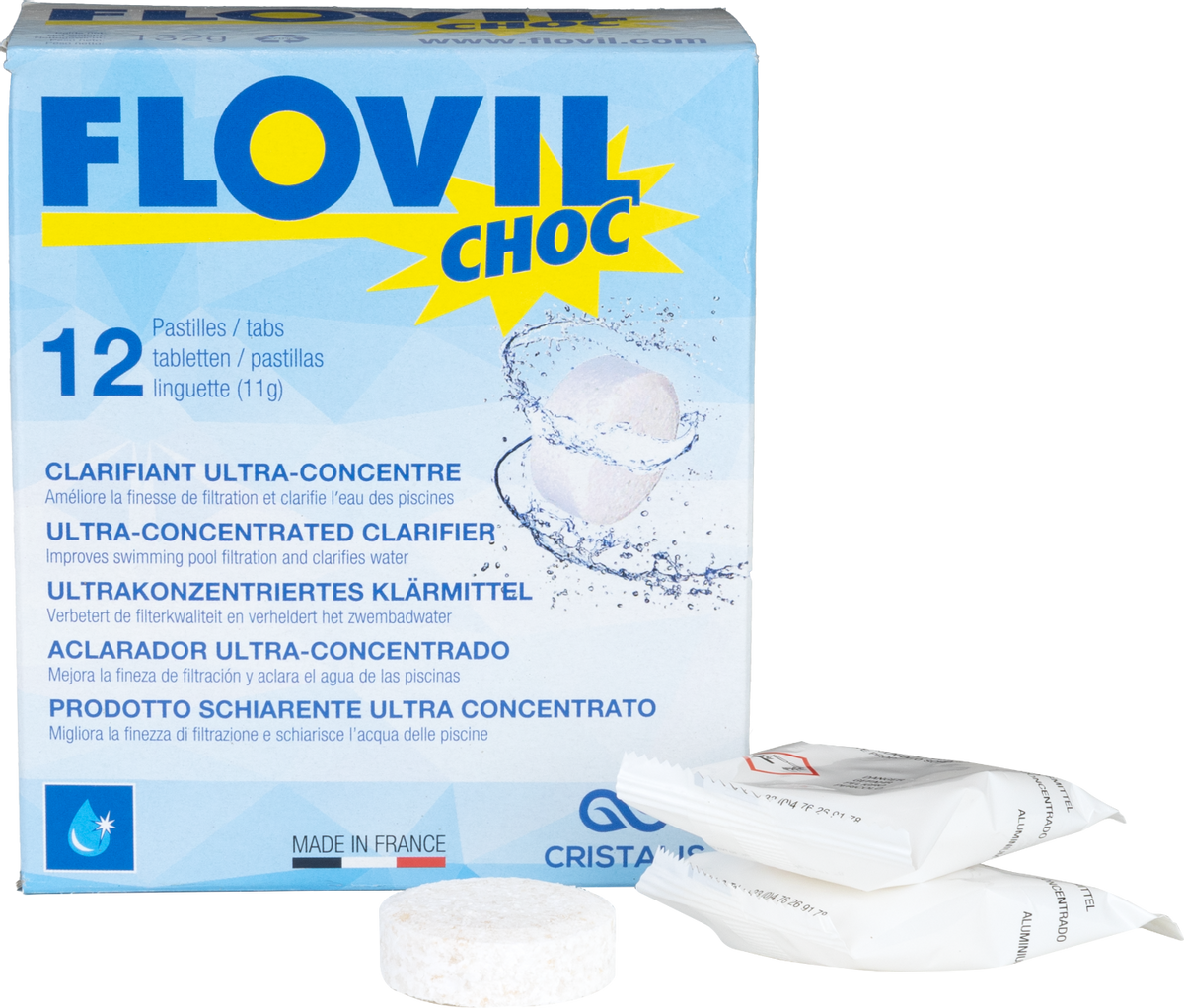 Flovil Choc Clarifiant 12 tabs