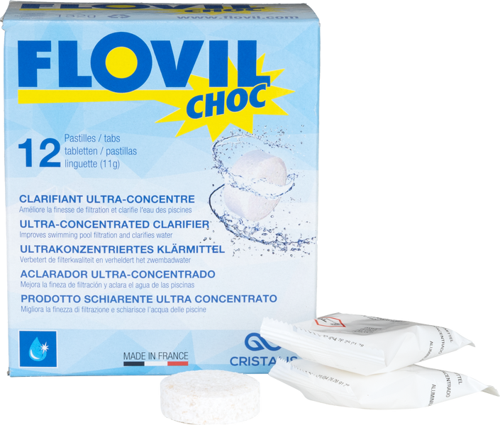 Flovil Choc vlokmiddel - 12 tabletten