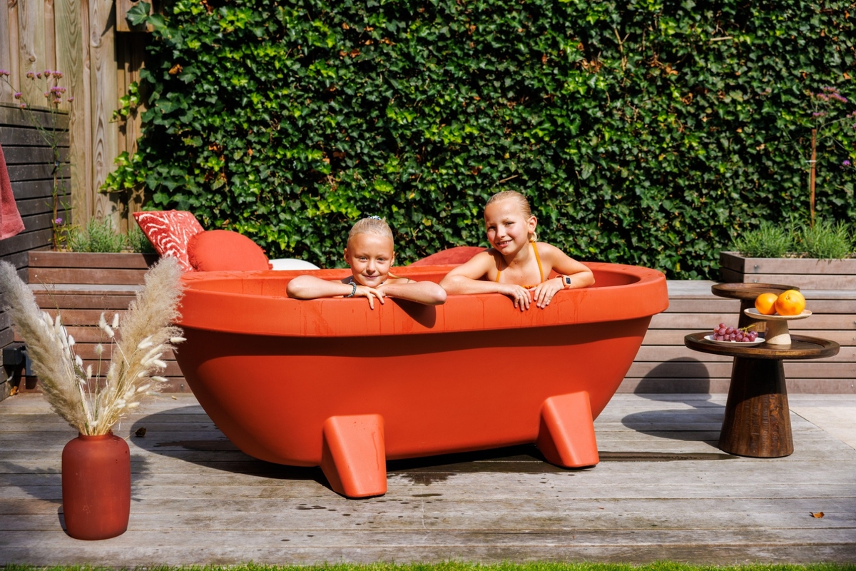 Gardentub tuinbad - Terracotta