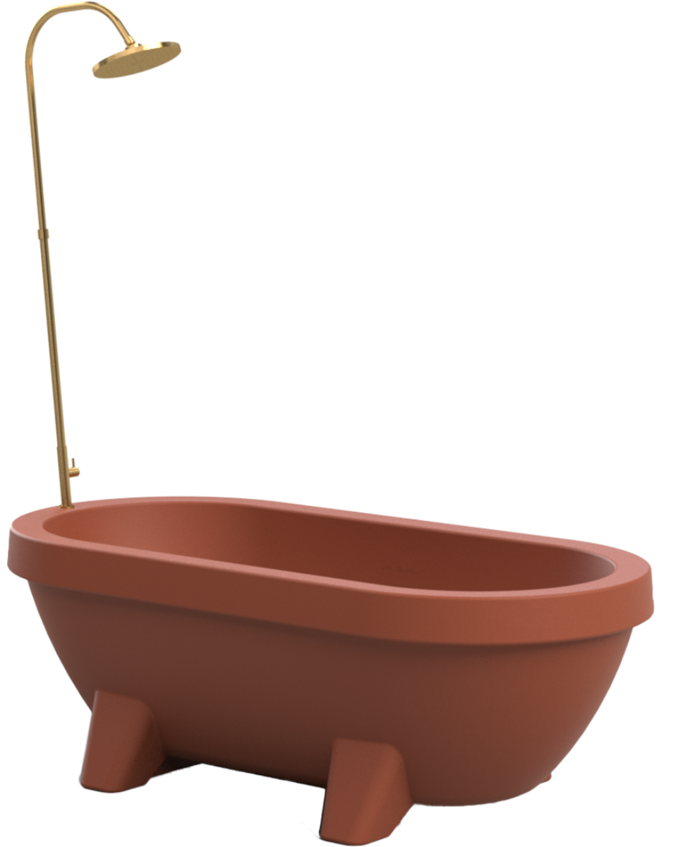 Gardentub tuinbad - Terracotta