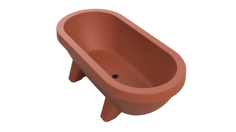 Gardentub tuinbad - Terracotta