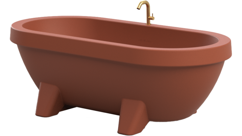 Gardentub tuinbad - Terracotta