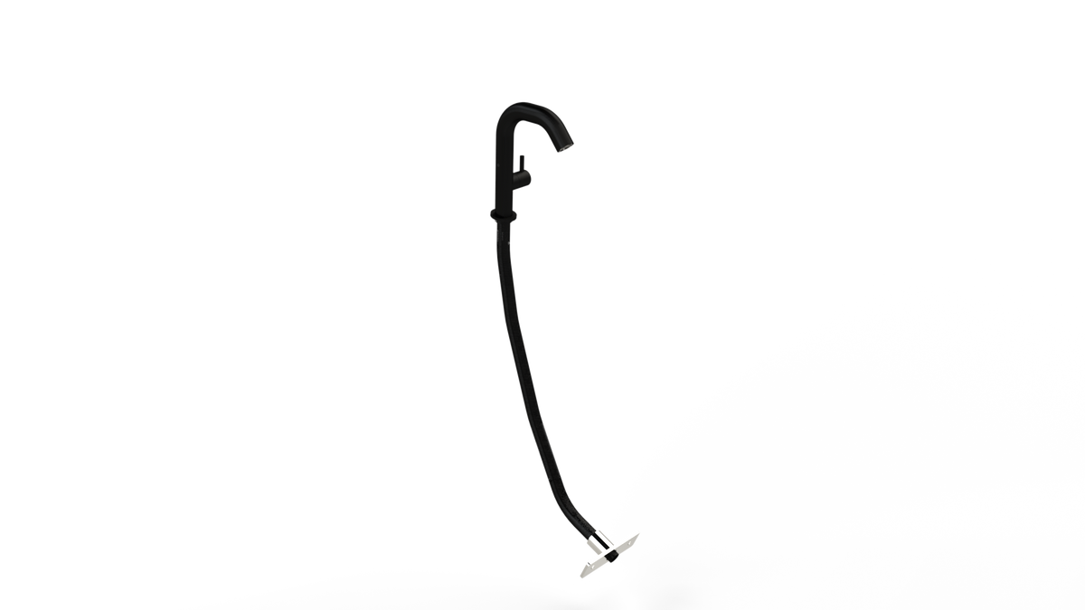 Gardentub kraan - Zwart