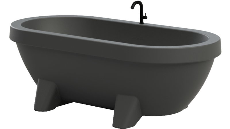 Gardentub kraan - Zwart