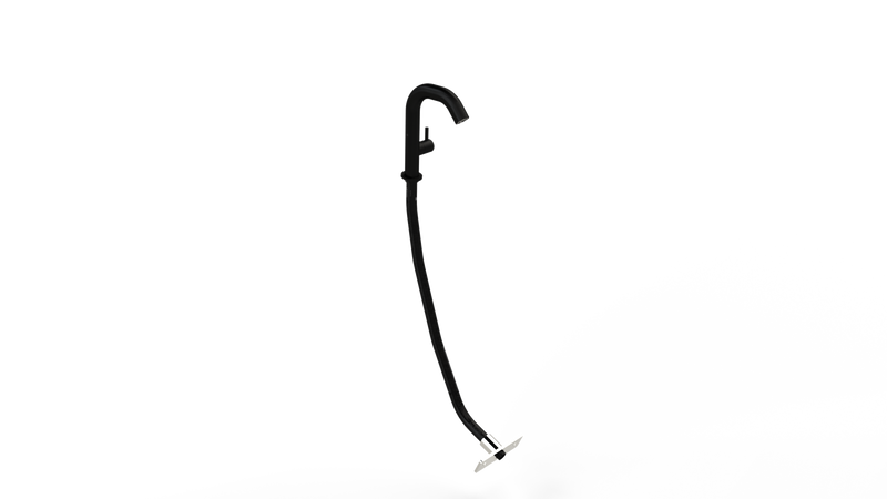 Gardentub kraan - Zwart