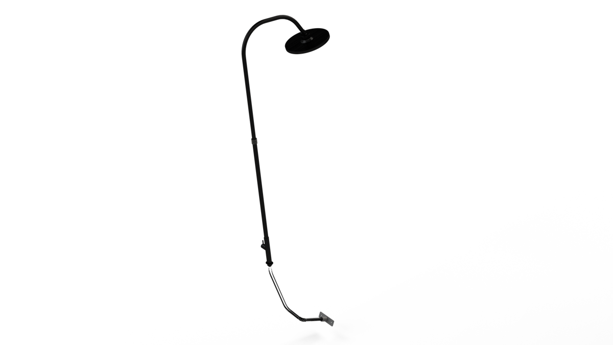 Gardentub douche - Zwart