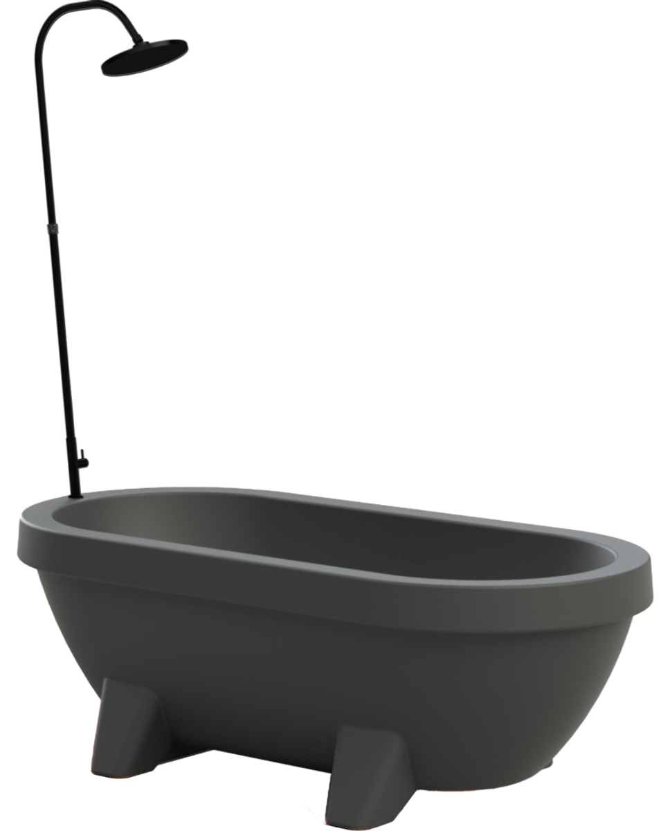 Gardentub douche - Zwart