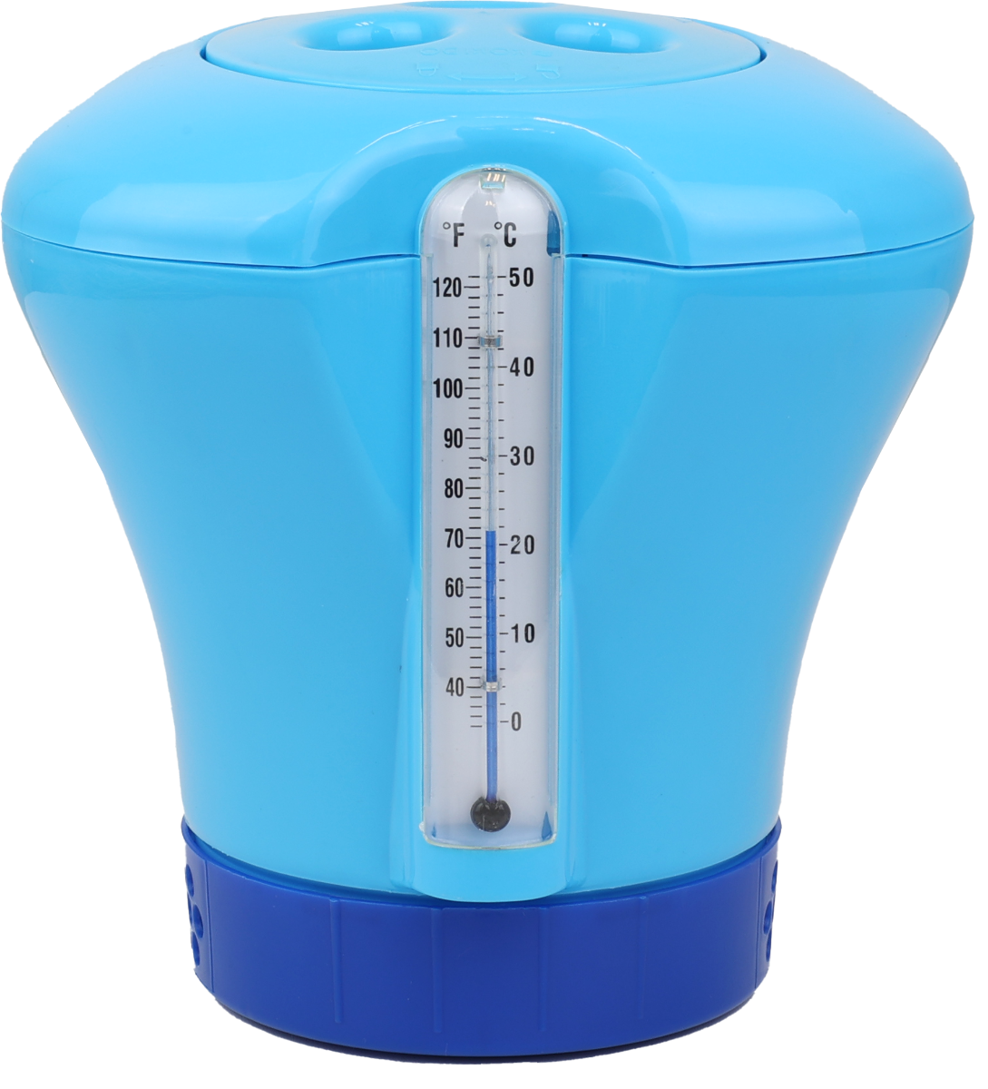 Kokido chloordispenser met thermometer - Blauw