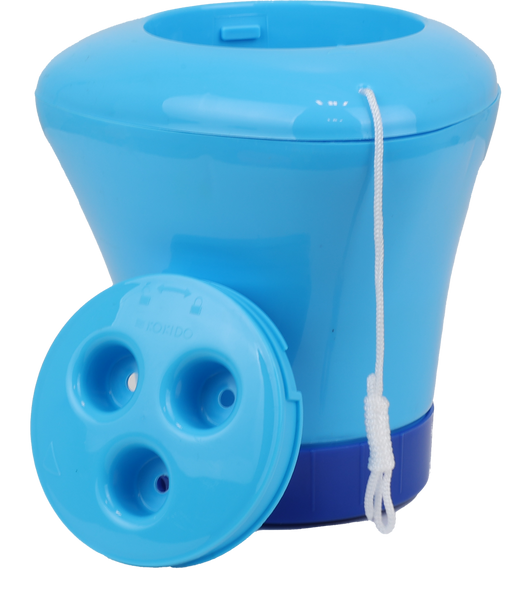 Kokido chloordispenser met thermometer - Blauw