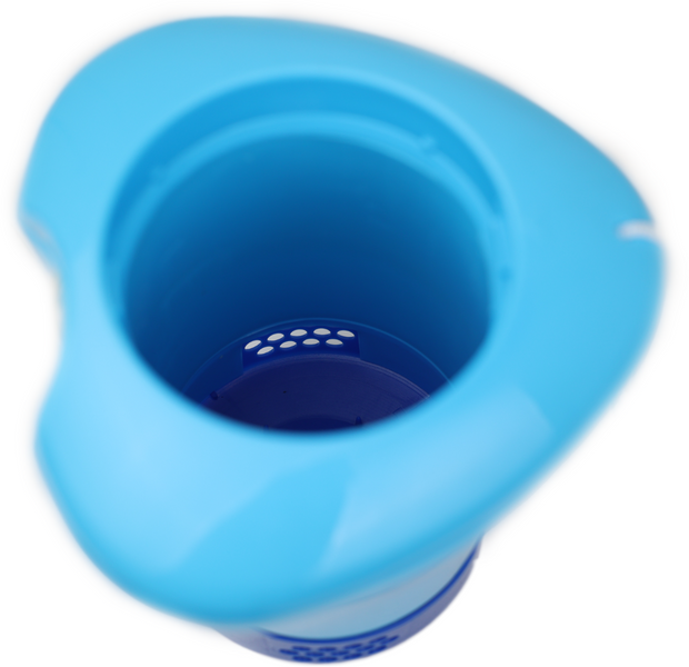 Kokido chloordispenser met thermometer - Blauw