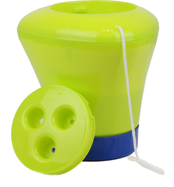 Kokido chloordispenser met thermometer - Groen