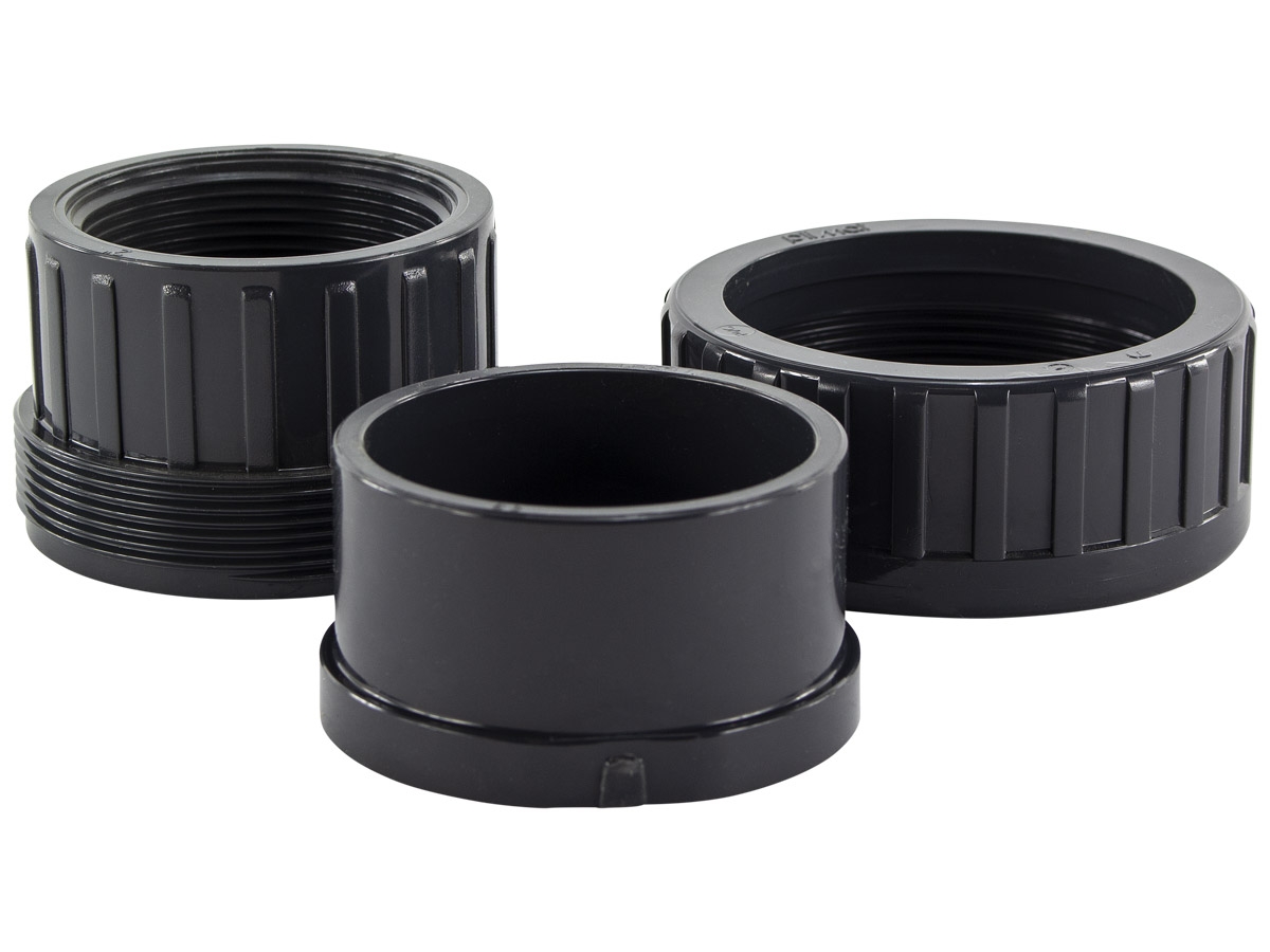 PVC 3/3 koppeling 63mm lijmverbinding x binnendraad 2"