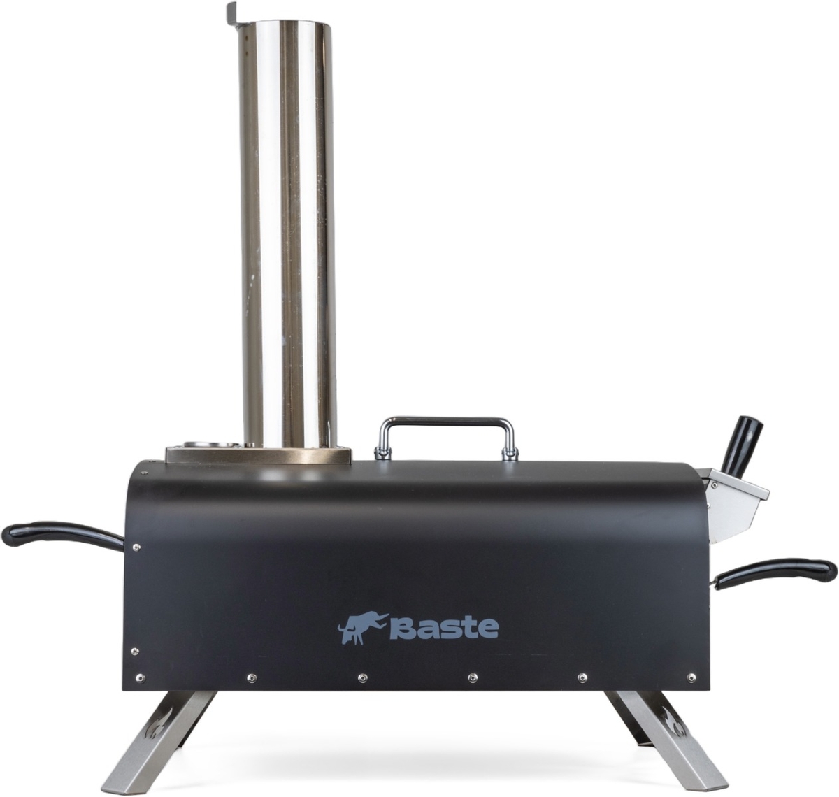 BASTE pizza oven buiten pellets/houtskool/hout - RVS