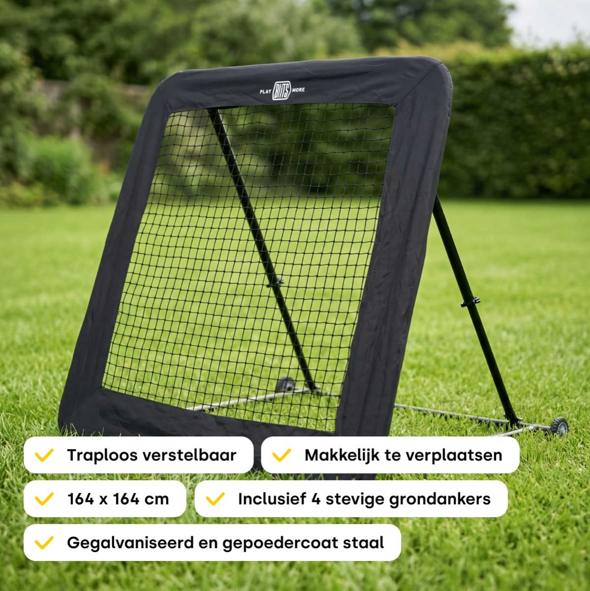 BLITS rebounder verstelbaar - 164 x 164 cm
