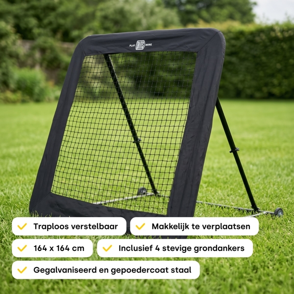 BLITS rebounder verstelbaar - 164 x 164 cm