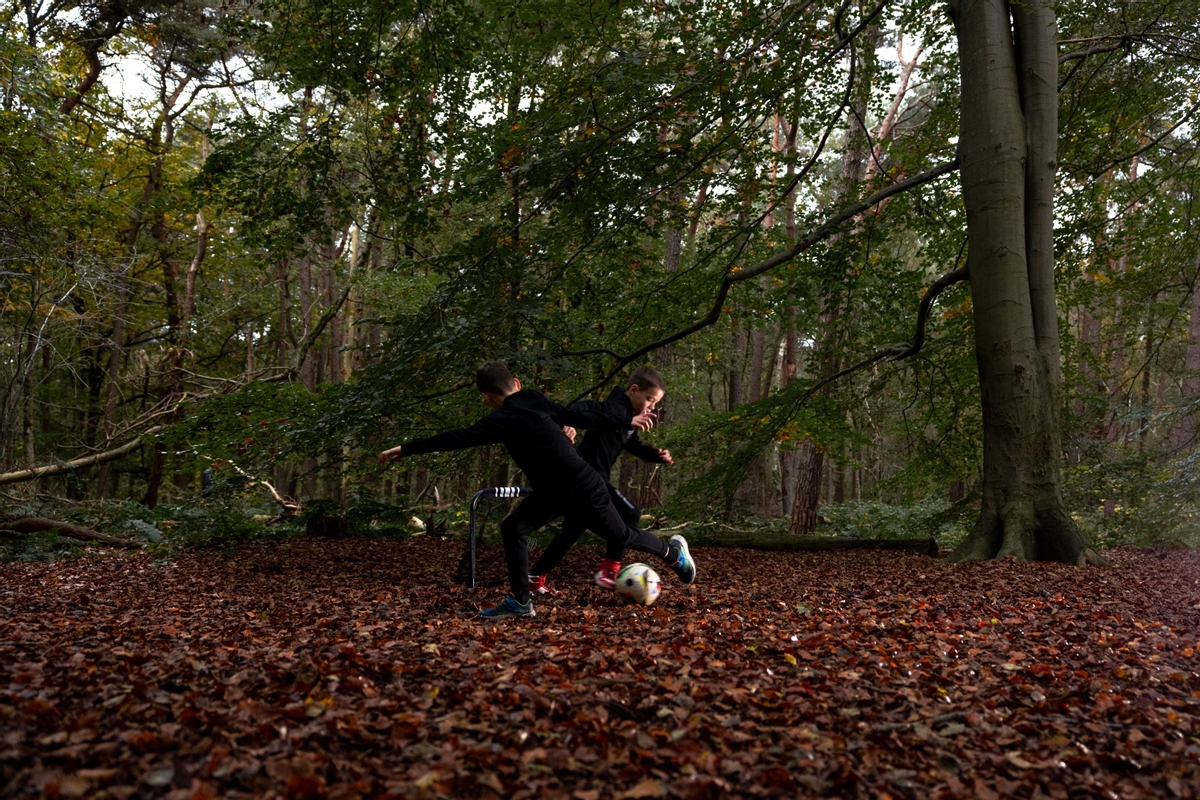 BLITS voetbaldoelen set - 90 x 60 cm