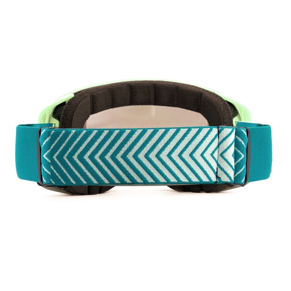 Sinner Olympia skibril - Mat Blauw - Groen/ Gouden lens