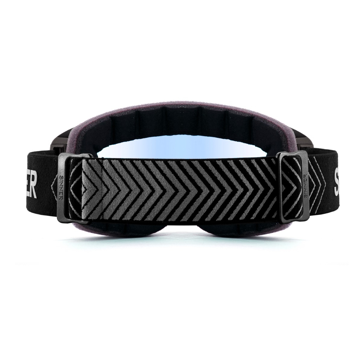 Sinner Mohawk skibril - Mat Zwart - Blauwe lens