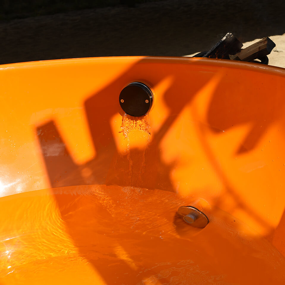 Weltevree Dutchtub Original houtgestookte hottub - 4 personen - Oranje