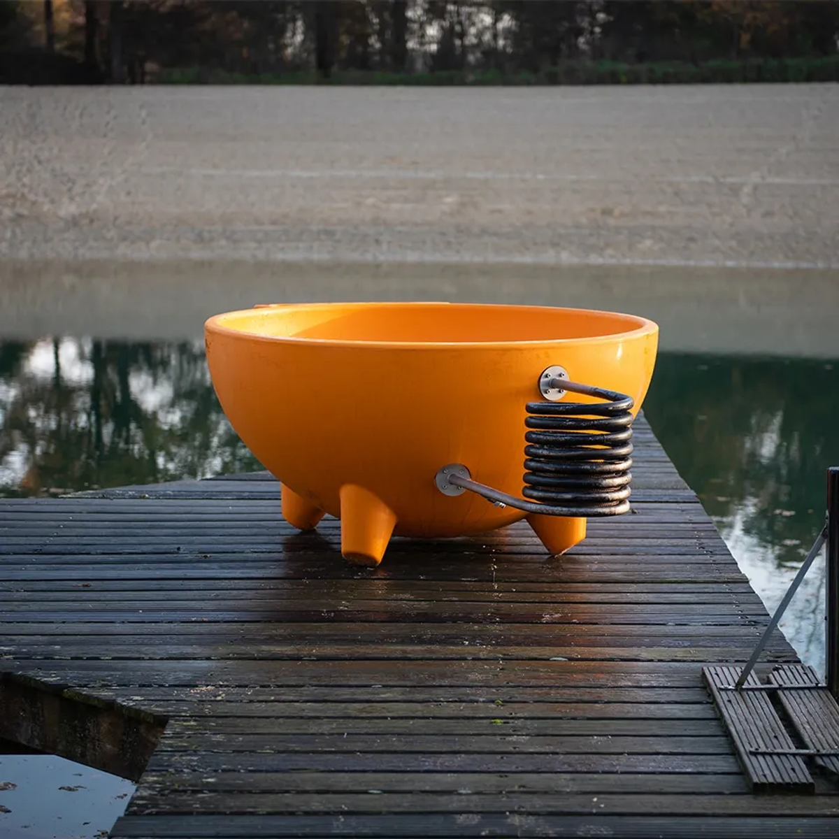 Weltevree Dutchtub Original houtgestookte hottub - 4 personen - Oranje