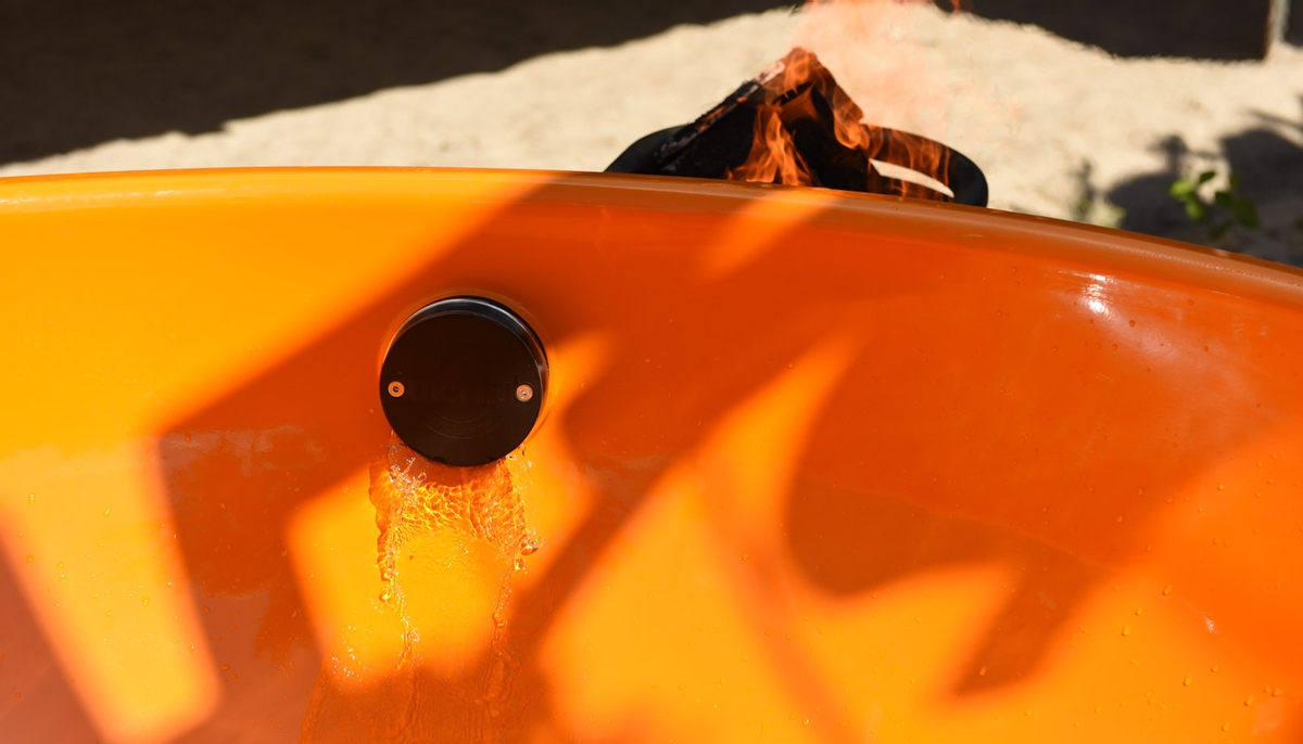 Weltevree Dutchtub Original houtgestookte hottub - 4 personen - Oranje