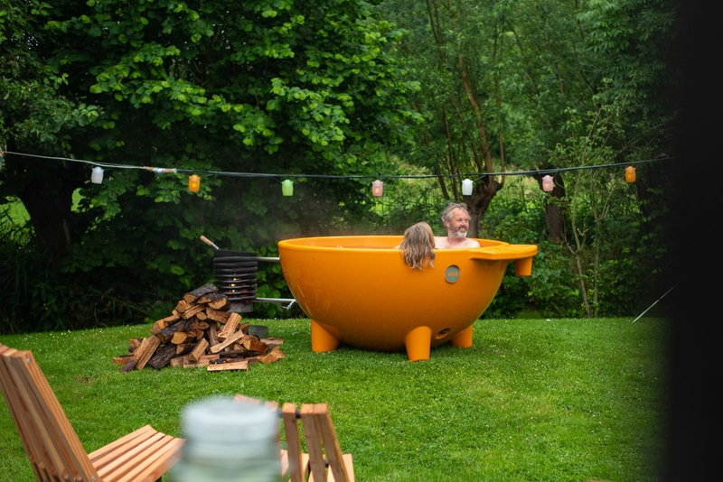 Weltevree Dutchtub Original houtgestookte hottub - 4 personen - Oranje