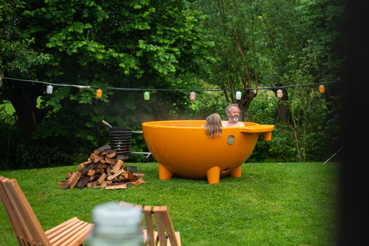 Weltevree Dutchtub Original houtgestookte hottub - 4 personen - Groen