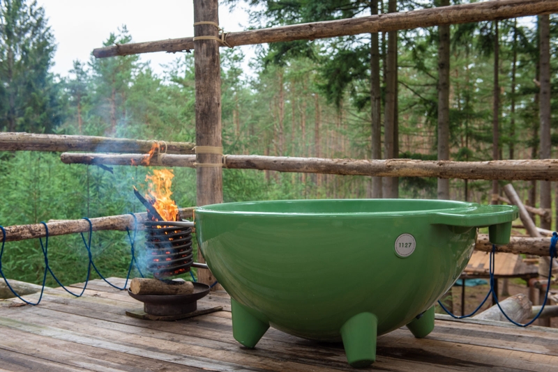 Weltevree Dutchtub Original houtgestookte hottub - 4 personen - Groen