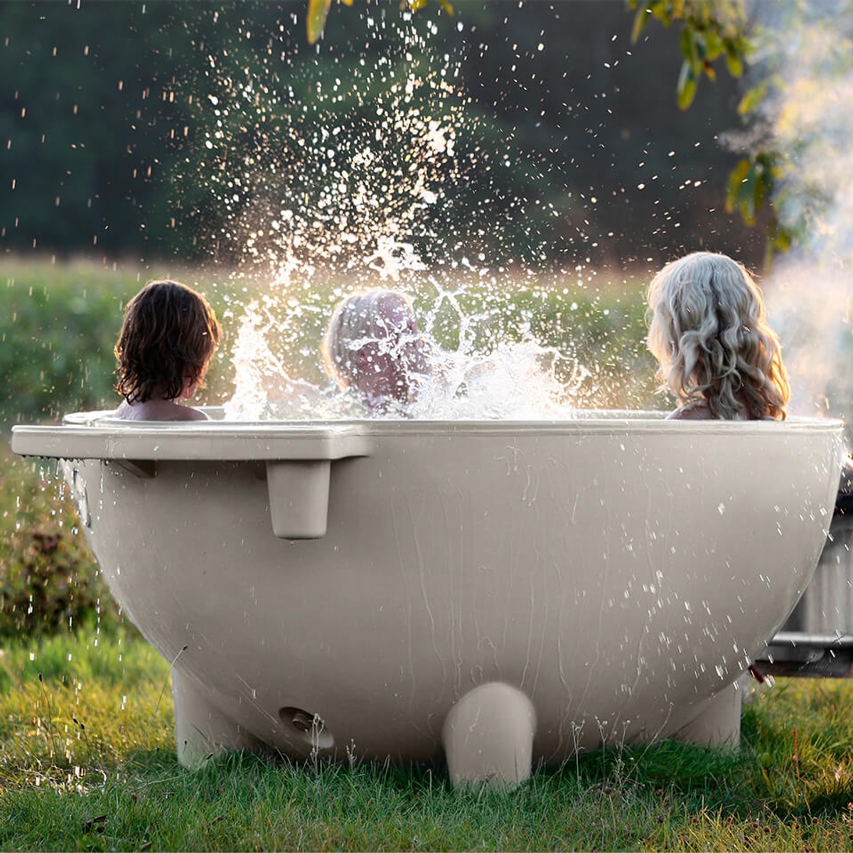 Weltevree Dutchtub Original houtgestookte hottub - 4 personen - Grijs