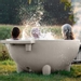 Weltevree Dutchtub Original houtgestookte hottub - 4 personen - Grijs