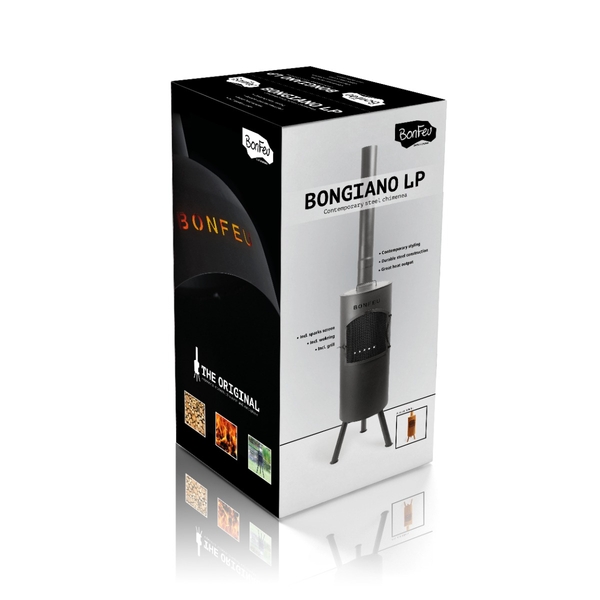 Bonfeu BonGiano LP tuinhaard - Zwart