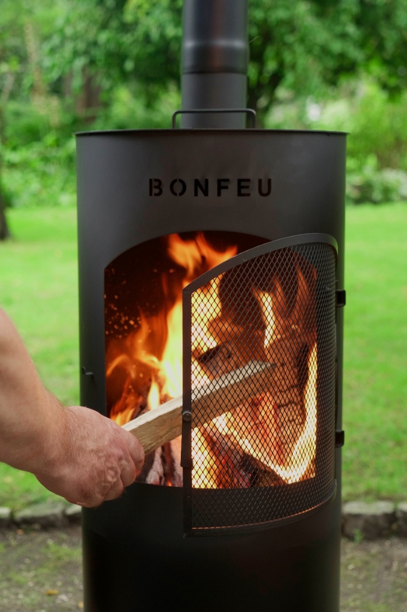 Bonfeu BonTino LP tuinhaard - Zwart