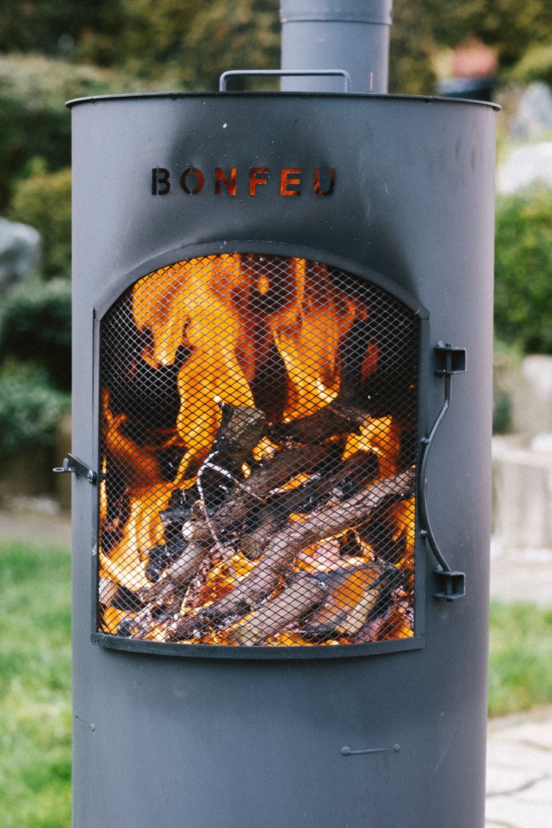 Bonfeu BonTino LP tuinhaard - Zwart
