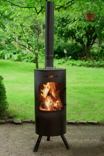 Bonfeu BonTino LP tuinhaard - Zwart