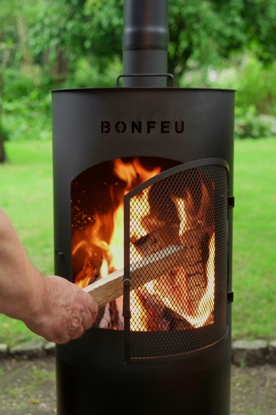 Bonfeu BonTino LP tuinhaard - Zwart