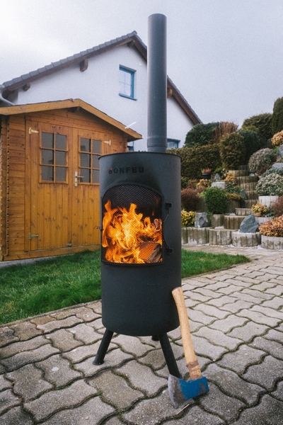 Bonfeu BonTino LP tuinhaard - Zwart