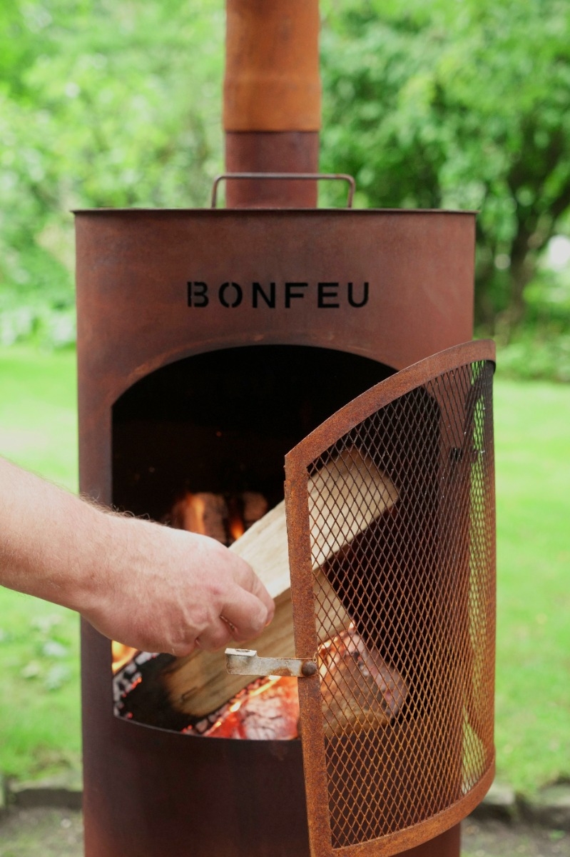 Bonfeu BonTino LP tuinhaard - Corten
